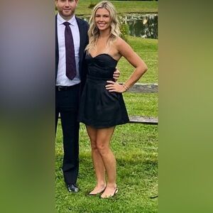 bebe Black Strapless Dress